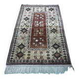 Tapis iranien en laine fait main - L=1m47 l=91cm