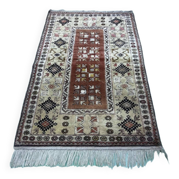 Handmade Iranian wool rug - L=1m47 l=91cm
