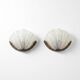 Pair of shell wall lights Art Deco 1930