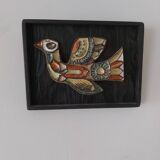 Plaque , ceramic roland zobel , the cyclades , anduze