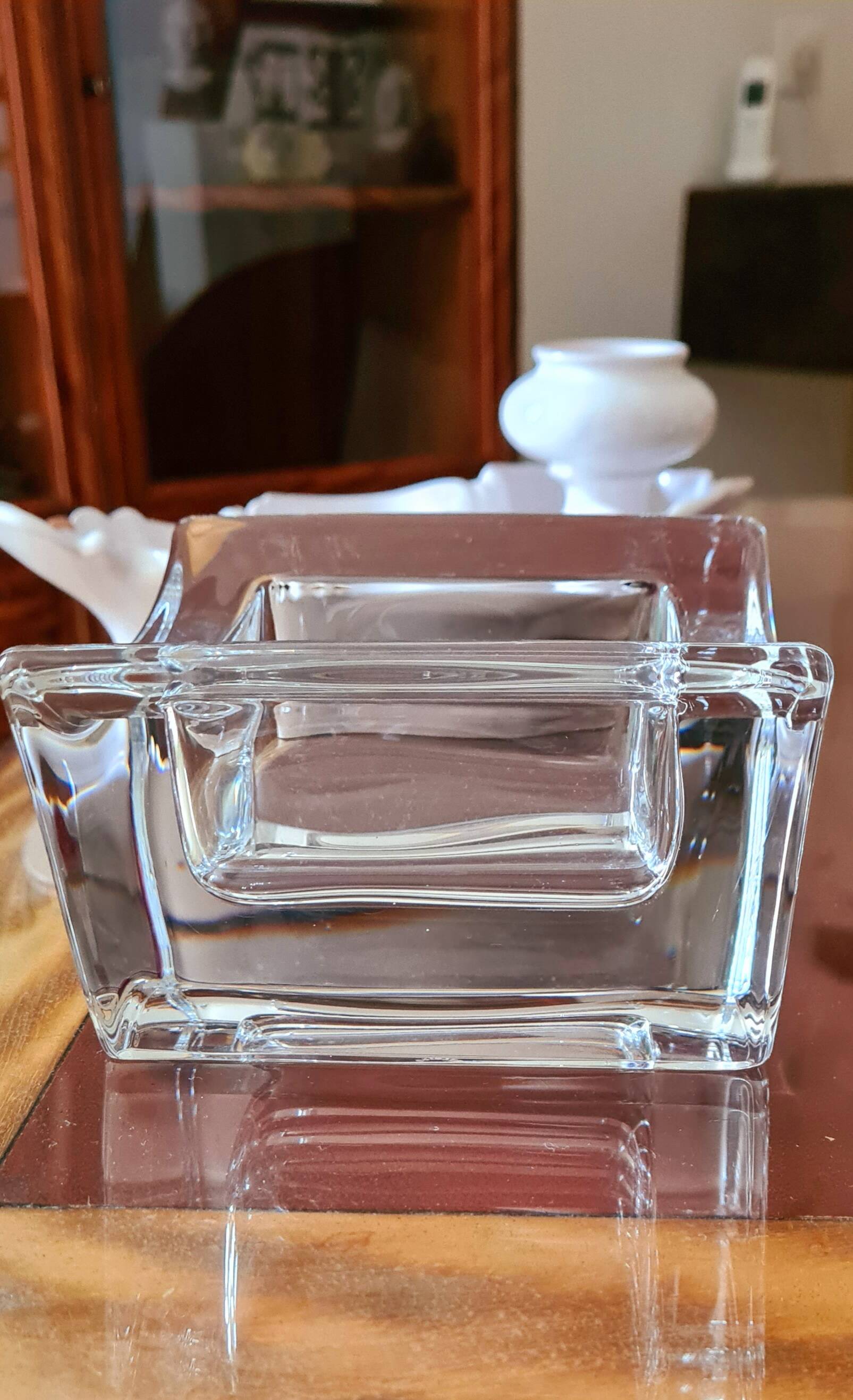 Vannes crystal pocket tray or paperweight