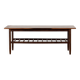 Vintage Midcentury Danish Two Tier Slatted Coffee Table In Afromosia.