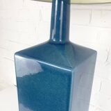 Le Klint Floor Lamp Model No. 357 in blue ceramic, glazed stoneware, Denmark