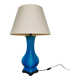 Blue turquoise ceramic table lamp