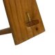 Vintage wooden wall shelve rack bookshelf in pinewood minimalist design