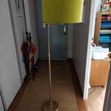 floor lamp reading light gilded brass articulated arm 1980