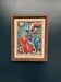 Swedish oil on canvas “Still life with guitar” by Josef José vintage 25×31cm