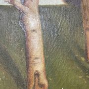 Oil on canvas The Sacred Grove