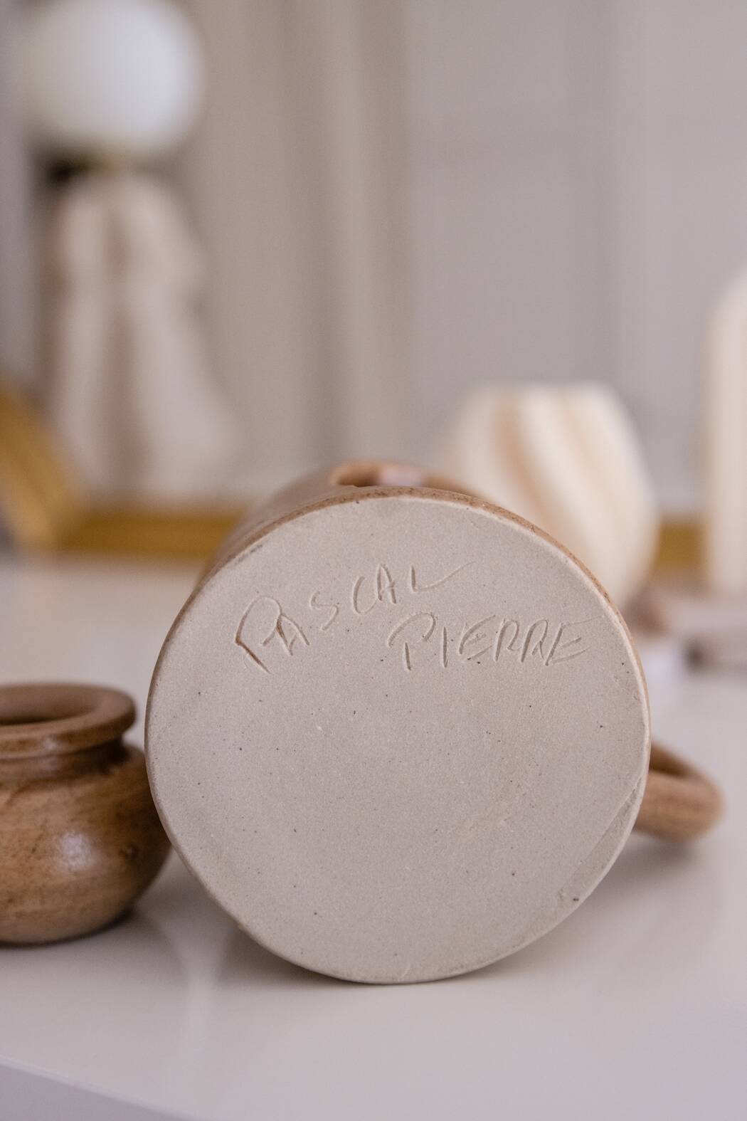 Stoneware tealight holder / oil warmer