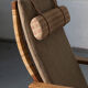 Set of 2 lounge chairs and one footrest by Borge Mogensen for Fredericia Denmark 1960’s