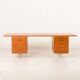 Bureau de direction extra large en teck, style danois du milieu du XXe siècle, années 1970