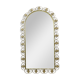 Miroir Deknudt Vintage Doré Métal Cuivré Acanthe