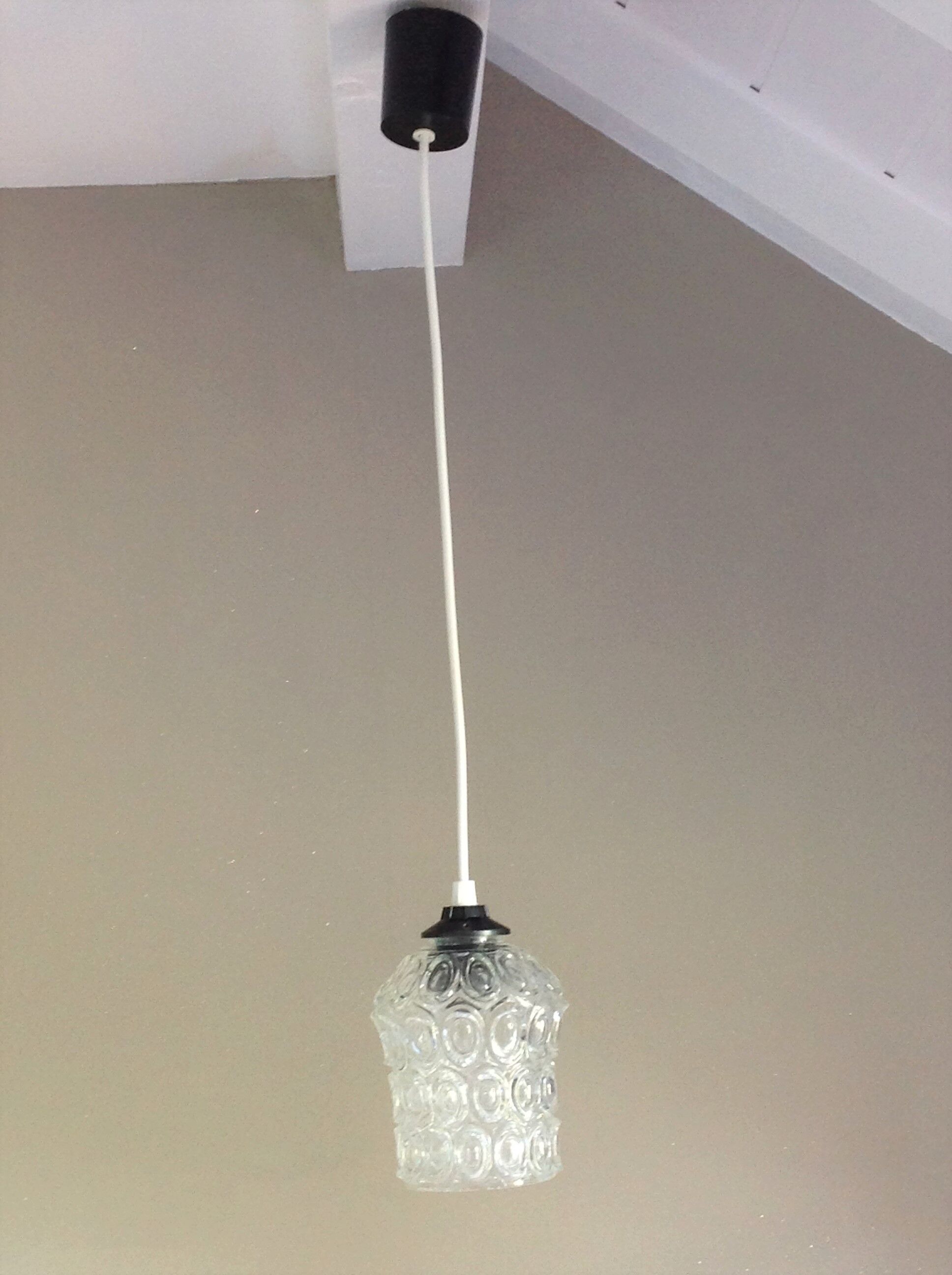 Vintage bubbled glass bell stroller from the 60s/70s