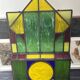 Handcrafted polychrome stained glass