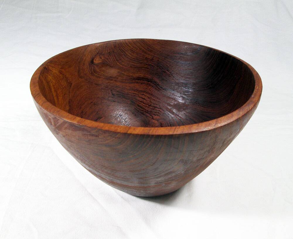Teak wood salad bowl