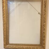 Glazed golden frame