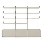 Modular shelving system 606 by Dieter Rams for Vitsœ from the 1960s