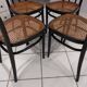 Suite of 4 Bistro chairs canned by ZPM for Thonet vintage 1950