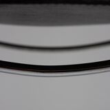 Pair of Matteo Grassi MG5 chairs in black leather and chrome