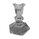 Crystal candle holder from val-saint-lambert