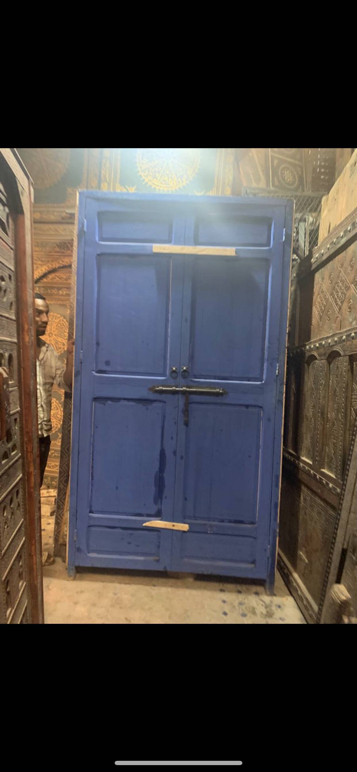 Blue door