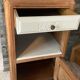 Art Deco bedside, grey marble
