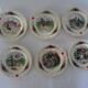 6 dessert plates LOUX Obernai 557112 sarreguemines