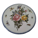 Decorative earthenware plate signed Charolles