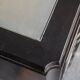 Antique 20thc italian ebonised chest of drawers with display top c.1930