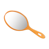 Miroir à main en bois du milieu du siècle