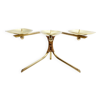 50s candle holder in Carl Auböck style