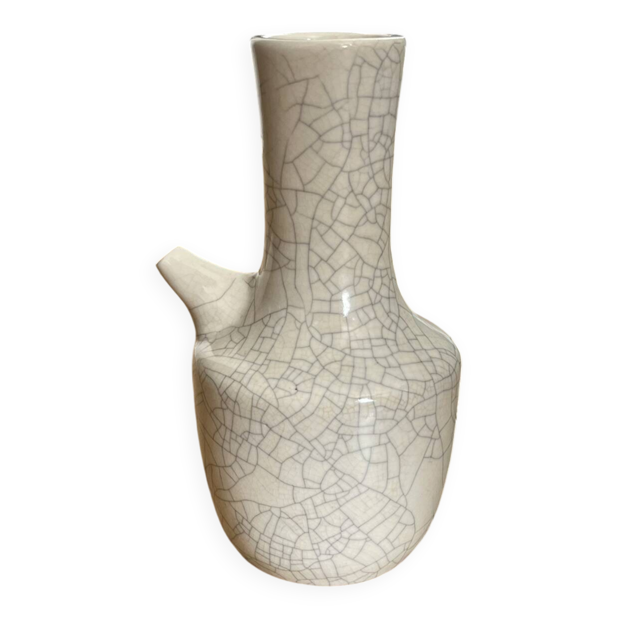 Ceramic pouring vase by Jacqueline and Tim Orr