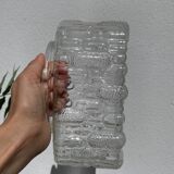 Round wall or ceiling light in glass