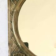 Miroir vintage cadre en laiton