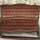 Upholstered double bed and 1 chair