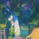 Paul COLLOMB: The garden at night, original signed lithograph.