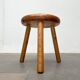 Mid-century pine sauna stool by Bertel Gardberg for Artek, 1950s.