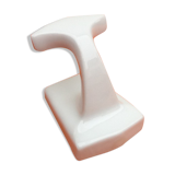 Classic white porcelain hook