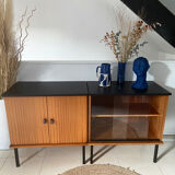 Vintage Scandinavian style enfilade composed of 2 elements