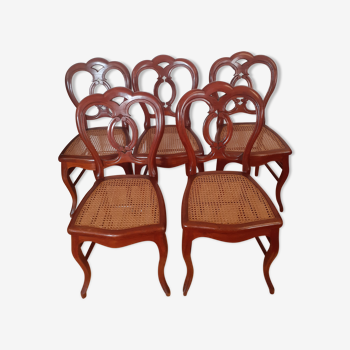 Suite 5 chaises époque Louis Philippe (XIX ème )