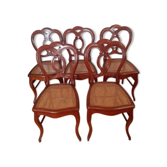 Suite 5 chaises époque Louis Philippe (XIX ème )