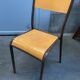 6 vintage school chairs