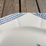 Oval dish Digoin Sarreguemines collection Josiane