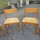 6 chaises vintage en orme maison Regain années 60