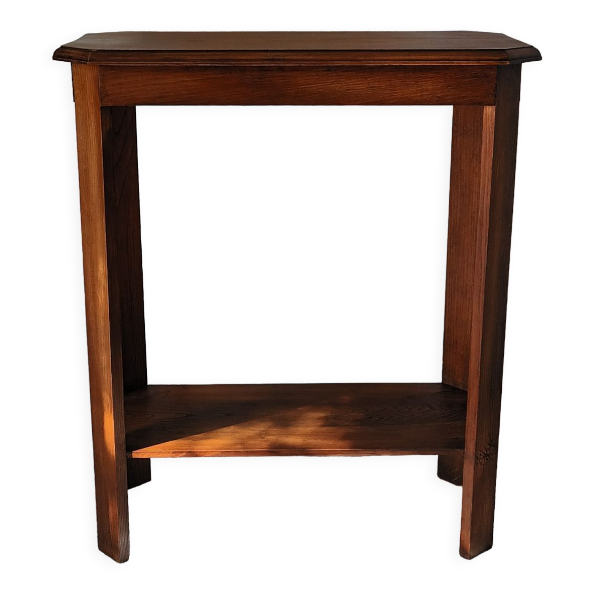 Vintage solid oak console