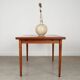 Table extensible en teck, Danemark années 1970