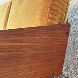 Daybed or two-seater sofa, shelf designed by Maison Sergalot, Paris, 1957