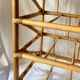 Commode vintage en rotin et bambou