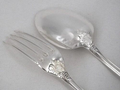 Christofle Marly cutlery set of 142 pieces, silver-plated, in excellent condition, new box.