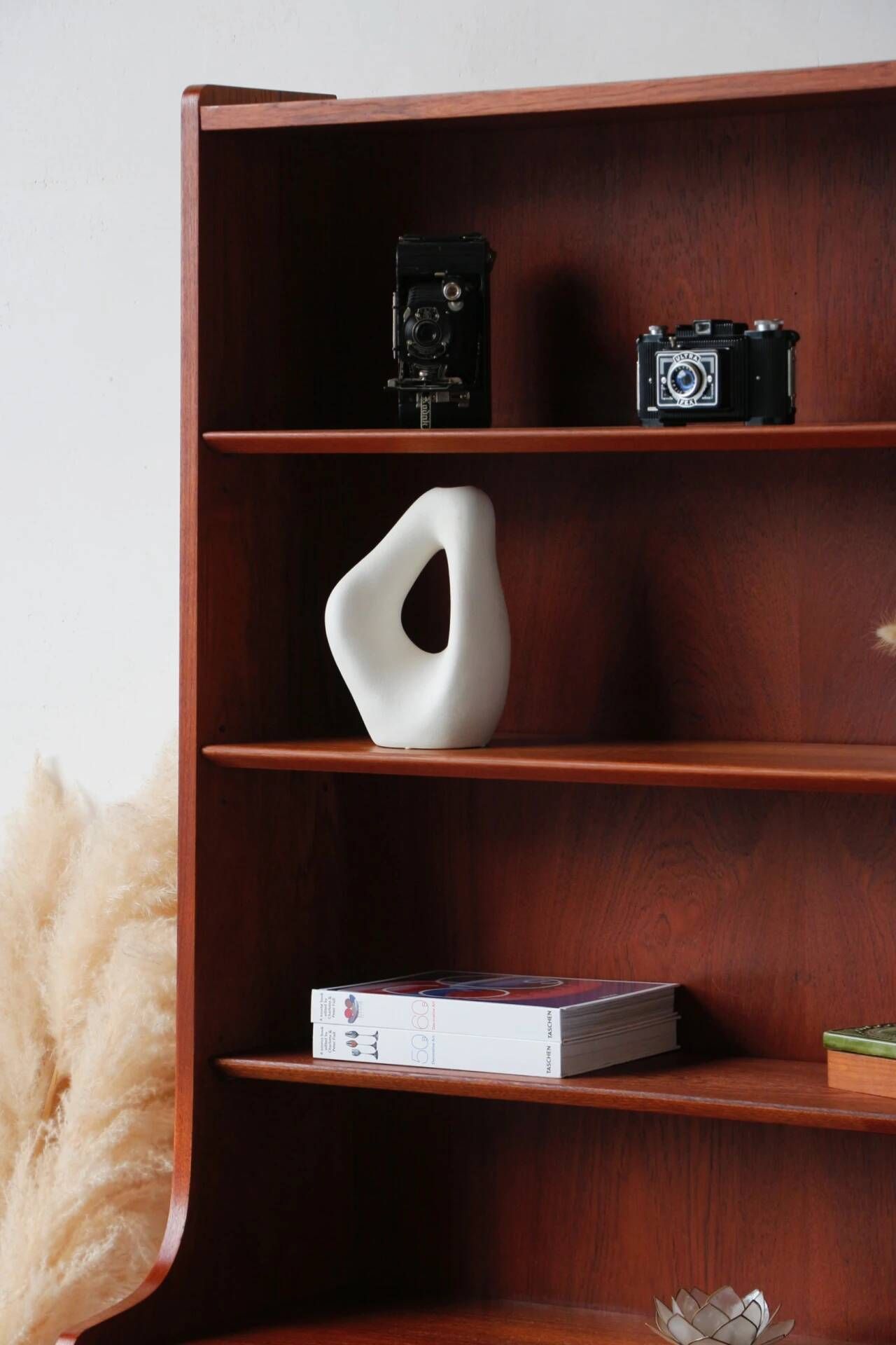 Bibliothèque scandinave vintage en teck – années 60